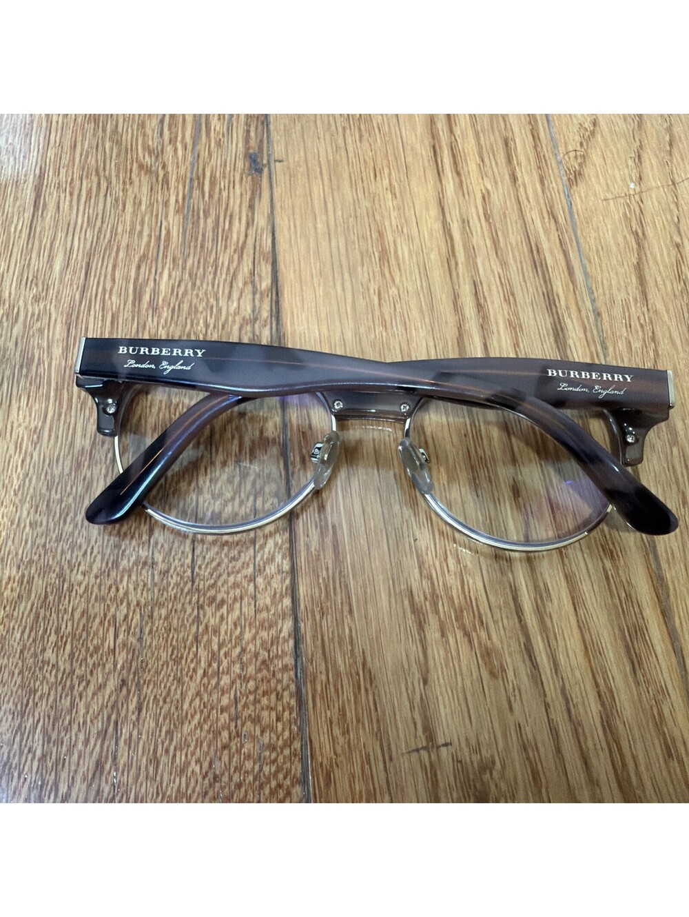 Burberry B2261 3641 Tortoise Brown Gold Eyeglasses Made in Italy 50-17 140
